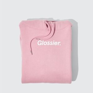 Glossier pink hoodie, XS 💕✨

Worn once, like new